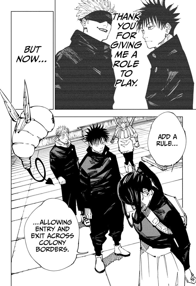 Jujutsu Kaisen Manga Chapter 212 page 5 - The Ripening, Part 2 scene