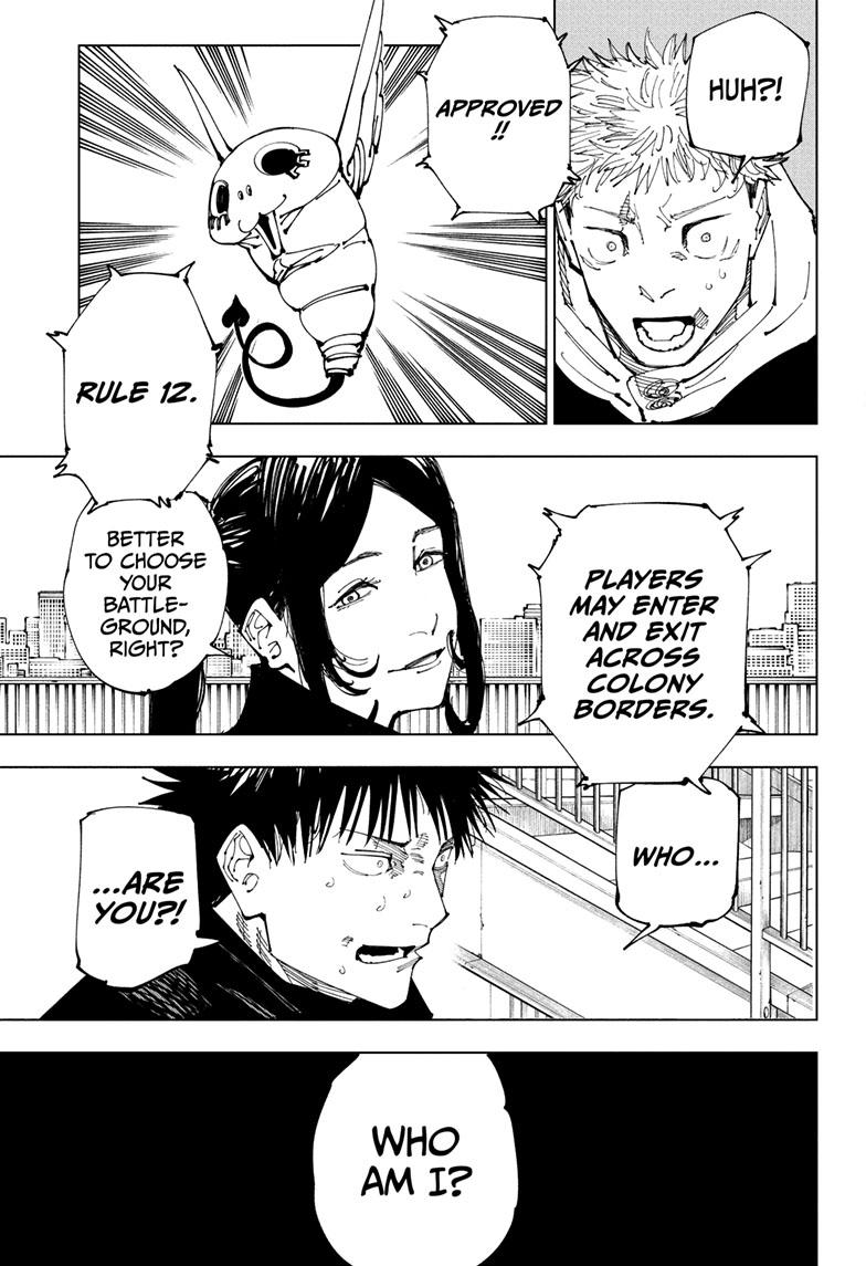 Jujutsu Kaisen Manga Chapter 212 page 6 - The Ripening, Part 2 scene