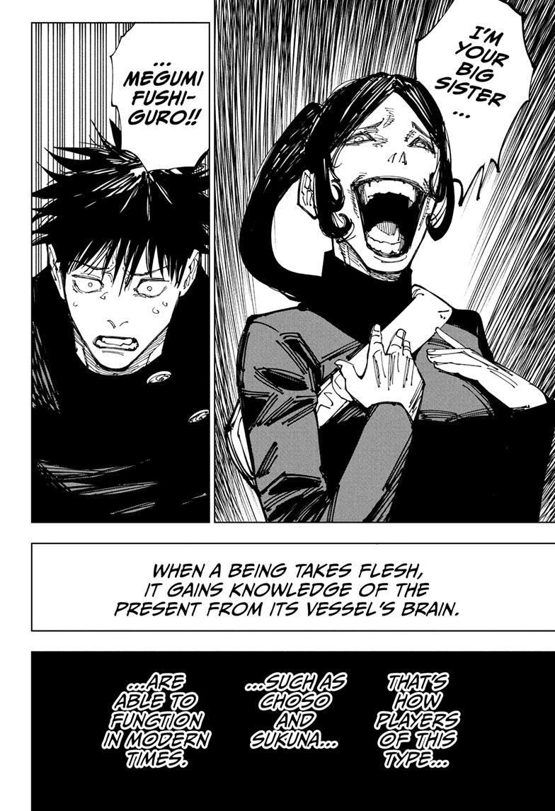 Jujutsu Kaisen Manga Chapter 212 page 7 - The Ripening, Part 2 scene