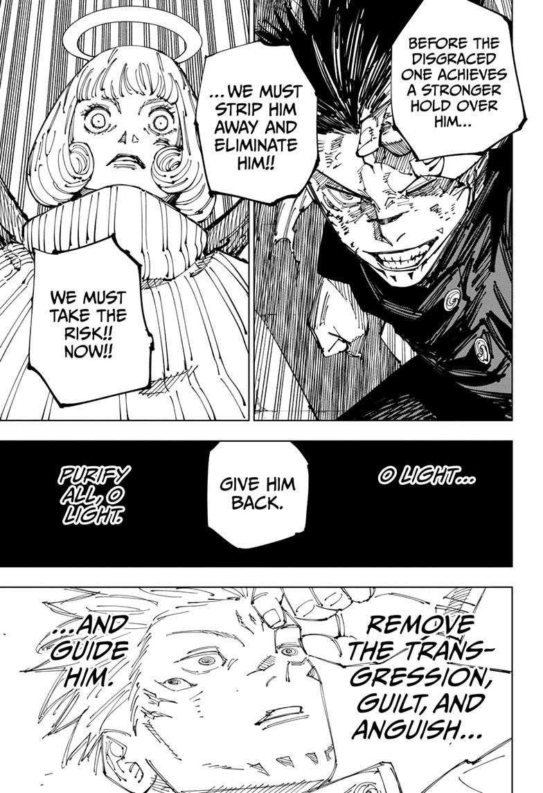 Jujutsu Kaisen Manga Chapter 213 page 11 - Fearsome Womb, Part 5 scene