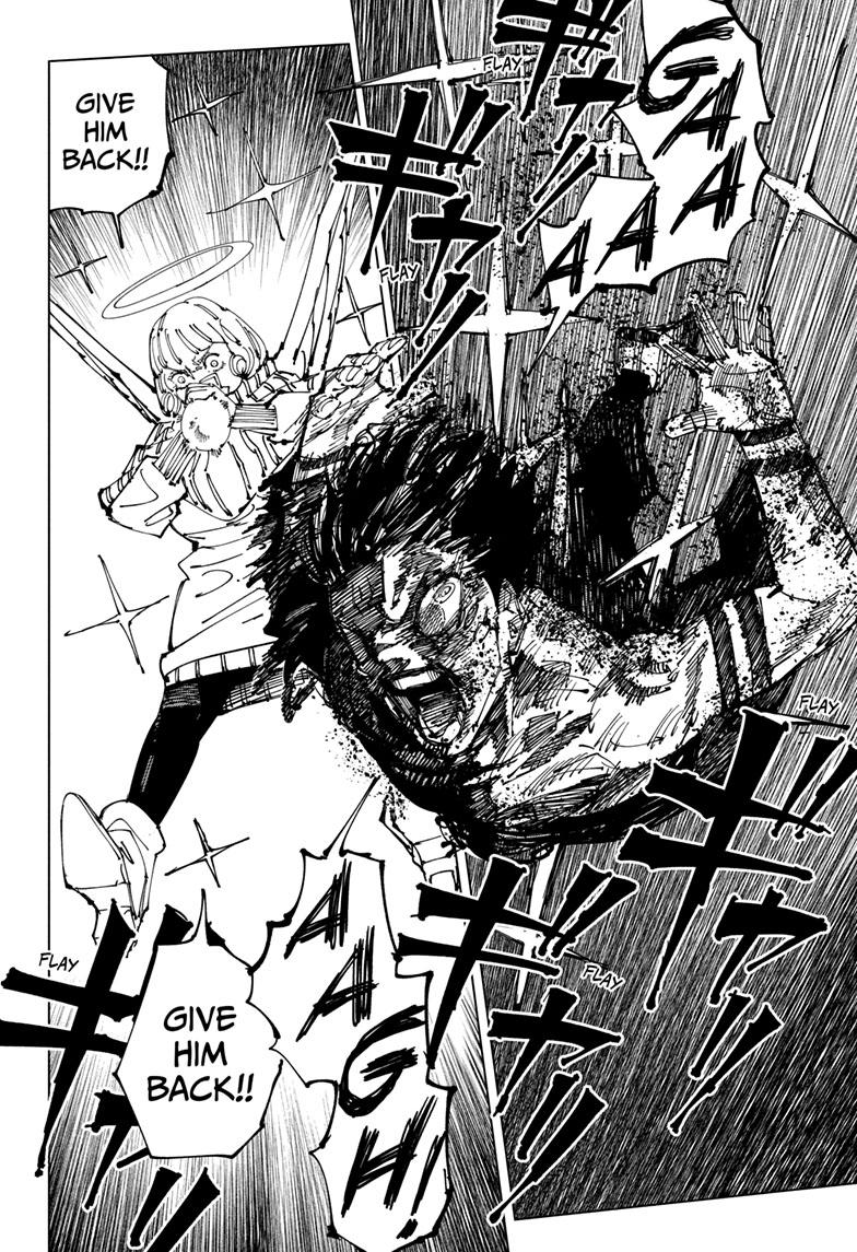 Jujutsu Kaisen Manga Chapter 213 page 13 - Fearsome Womb, Part 5 scene