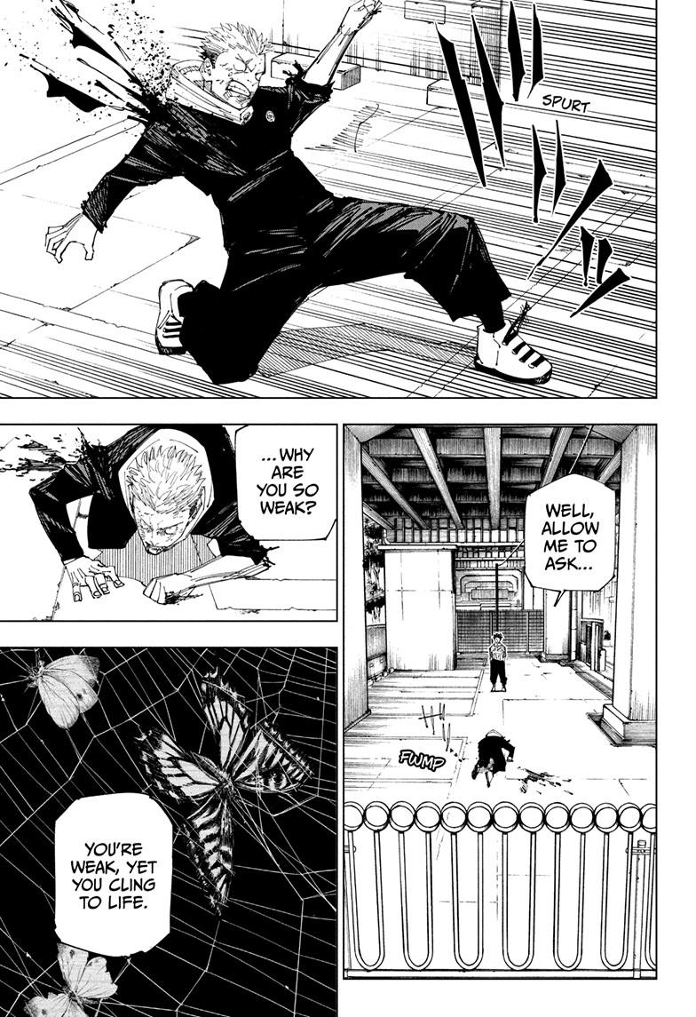 Jujutsu Kaisen Manga Chapter 214 page 13 - Fearsome Womb, Part 6 scene