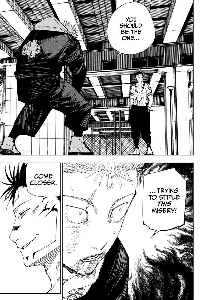 Jujutsu Kaisen Manga Chapter 214 page 15 - Fearsome Womb, Part 6 scene
