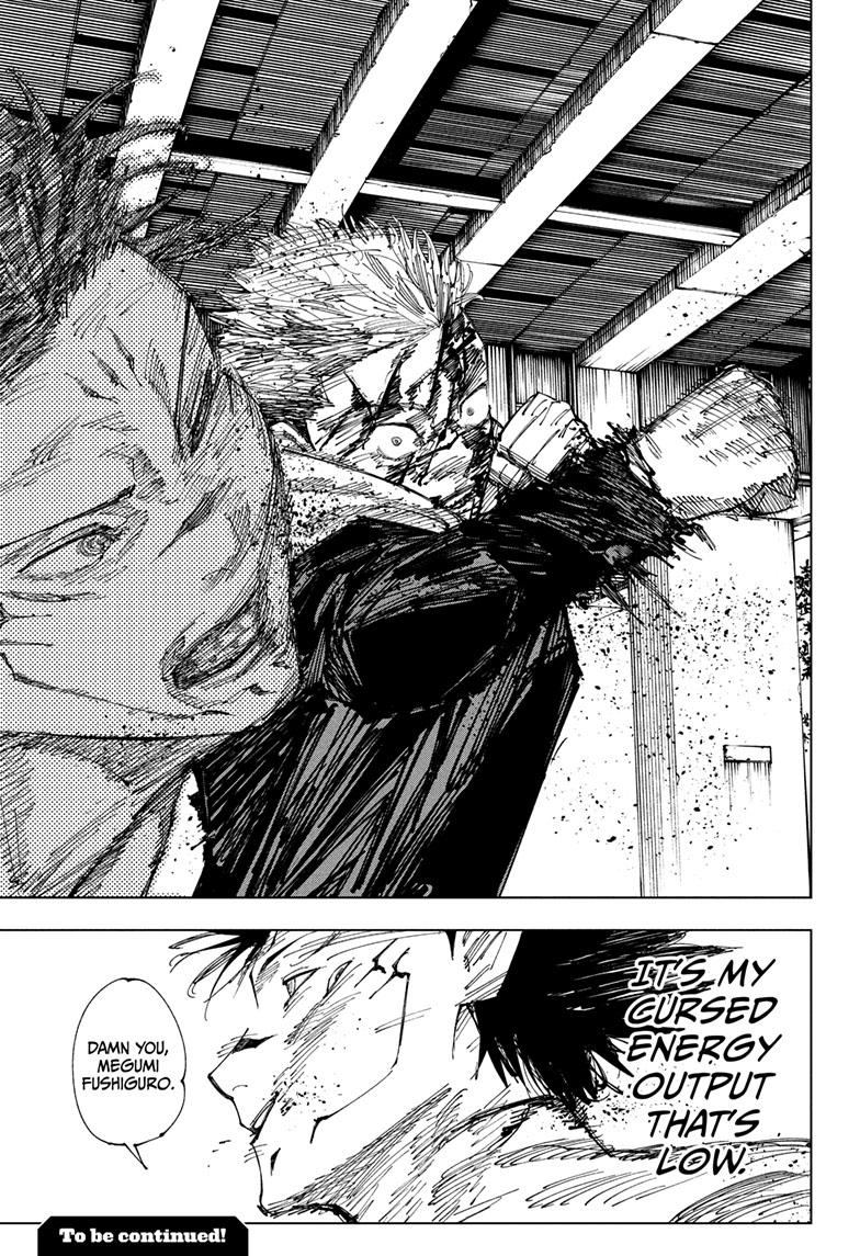 Jujutsu Kaisen Manga Chapter 214 page 18 - Fearsome Womb, Part 6 scene