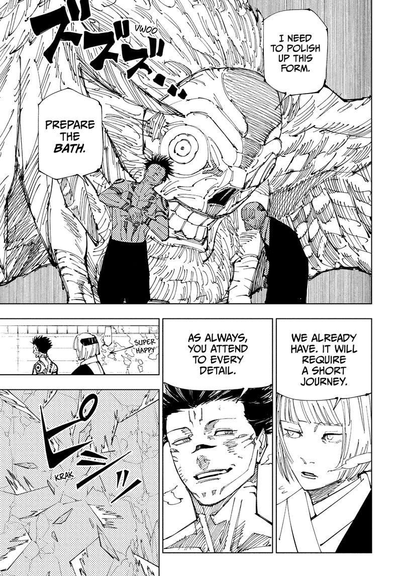 Jujutsu Kaisen Manga Chapter 215 page 17 - Fearsome Womb, Part 7 scene