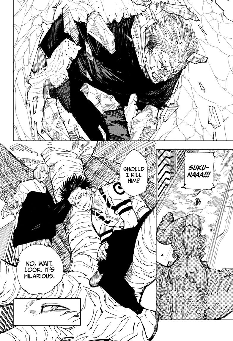 Jujutsu Kaisen Manga Chapter 215 page 18 - Fearsome Womb, Part 7 scene