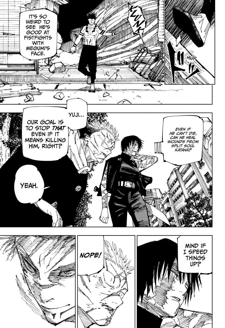 Jujutsu Kaisen Manga Chapter 215 page 9 - Fearsome Womb, Part 7 scene