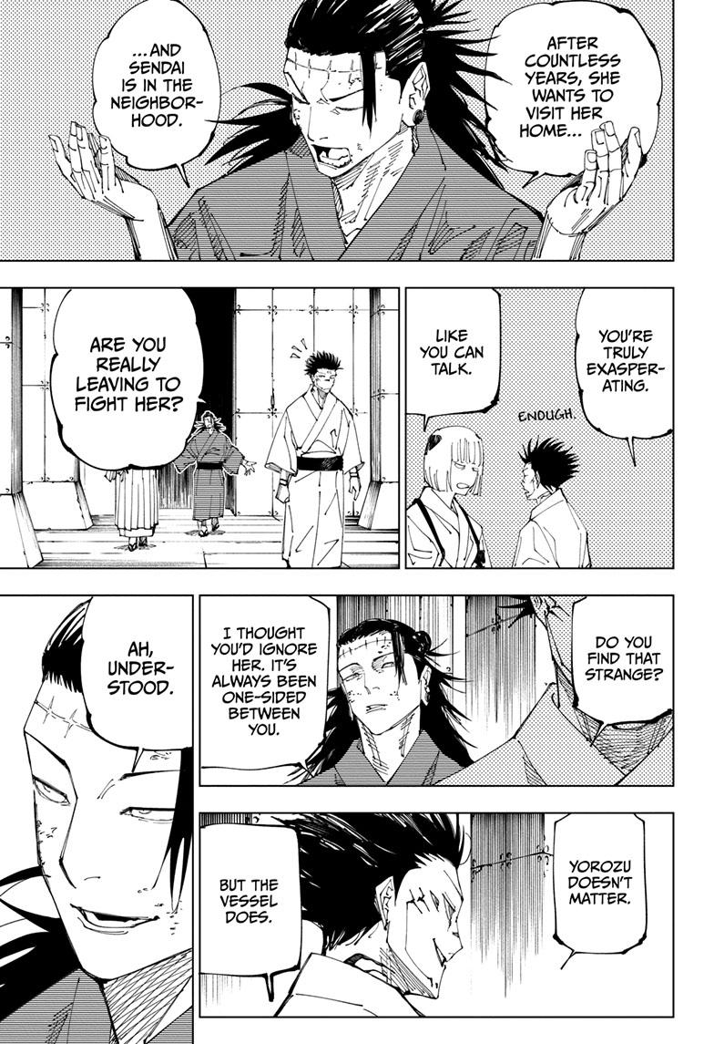 Jujutsu Kaisen Manga Chapter 216 page 11 - Bath scene