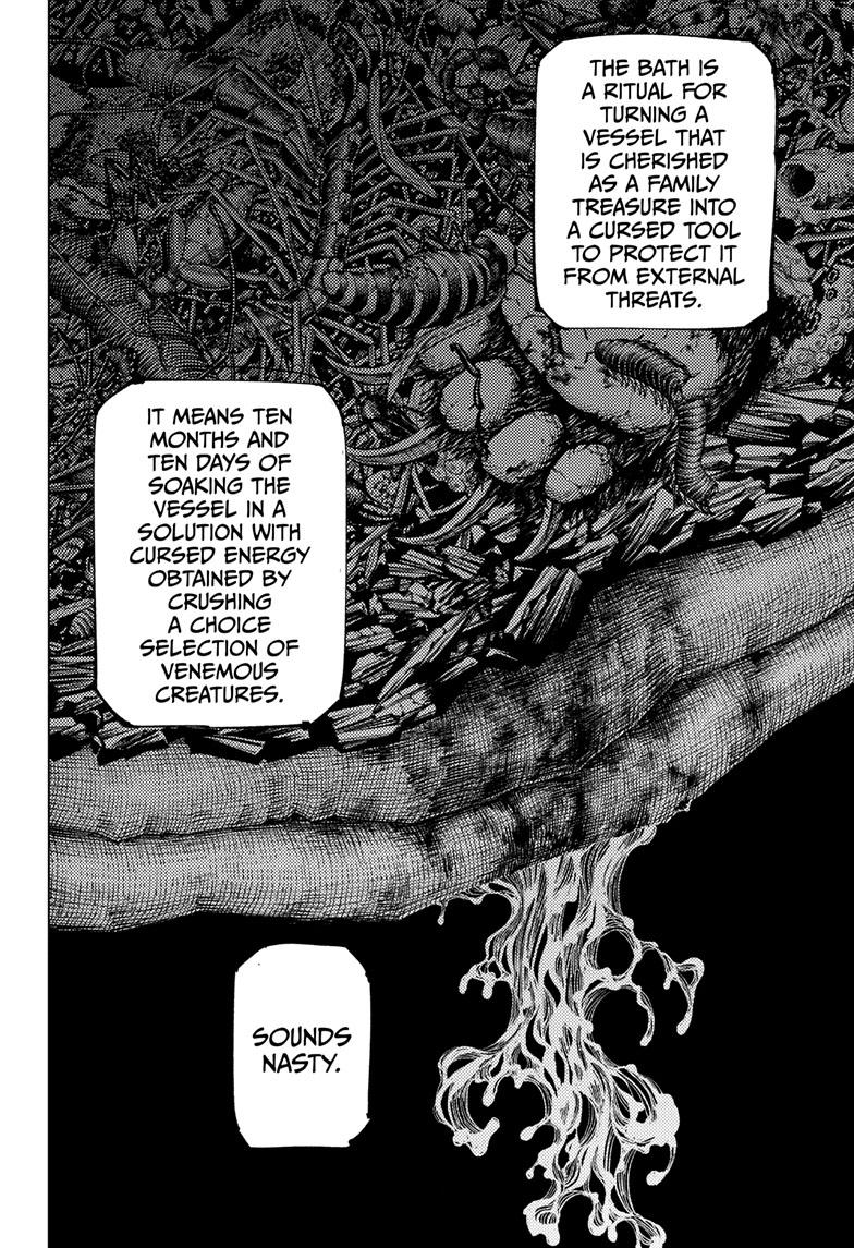 Jujutsu Kaisen Manga Chapter 216 page 5 - Bath scene