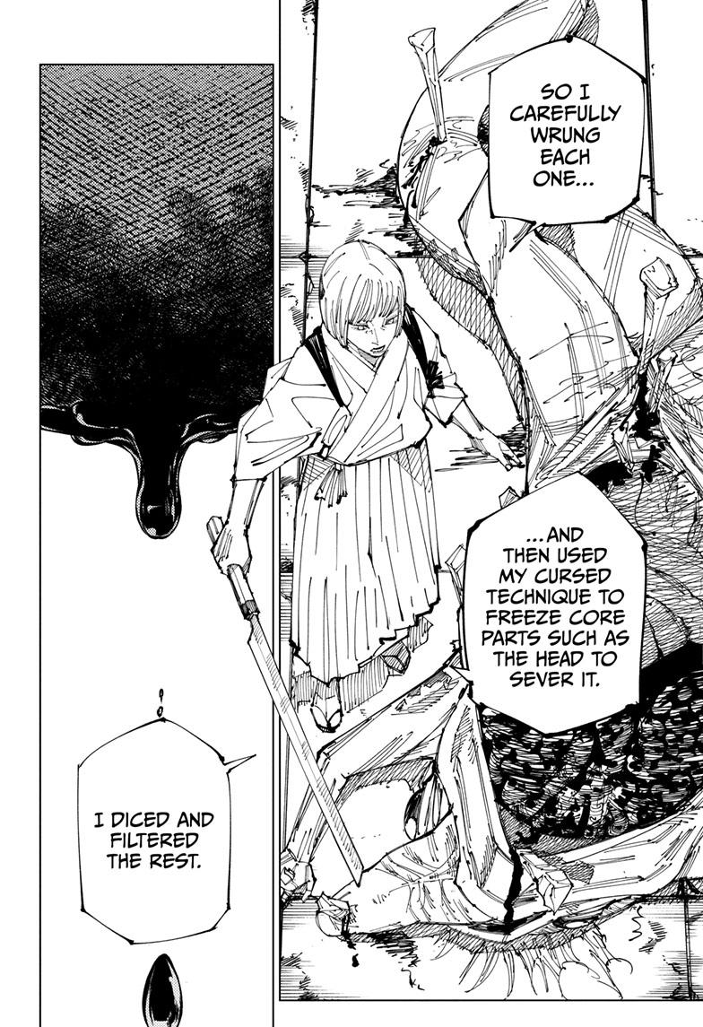 Jujutsu Kaisen Manga Chapter 216 page 7 - Bath scene