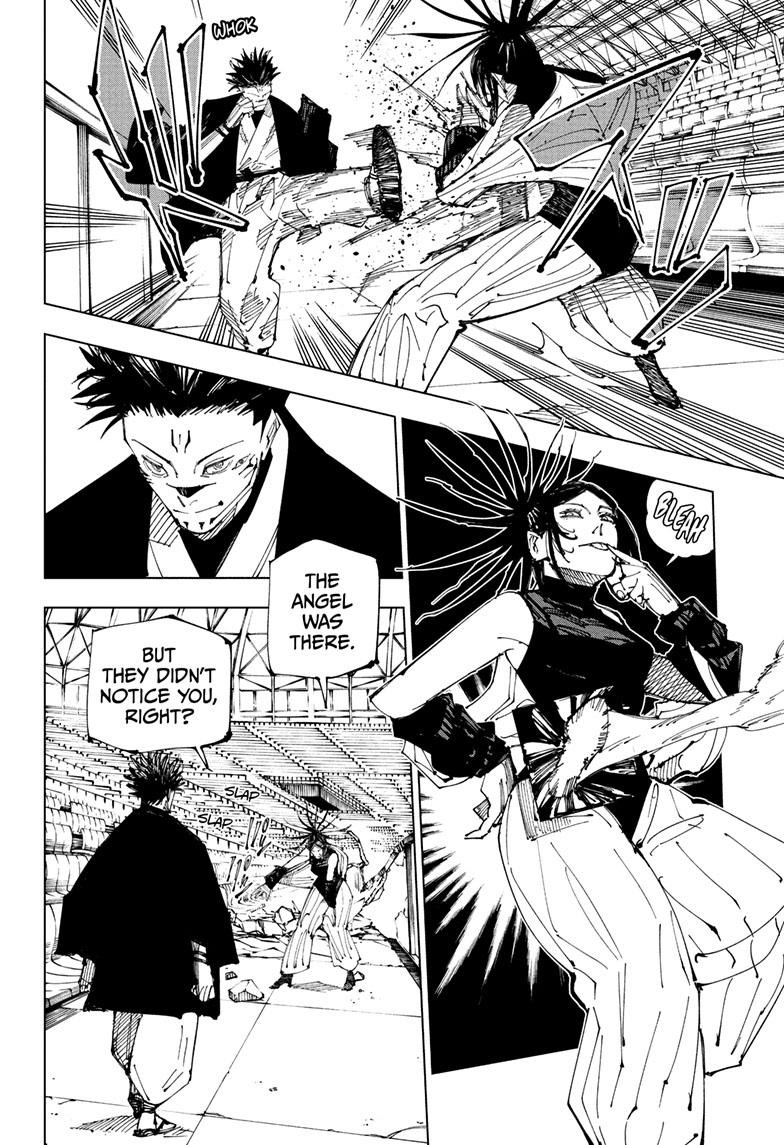 Jujutsu Kaisen Manga Chapter 217 page 5 - Bath, Part 2 scene