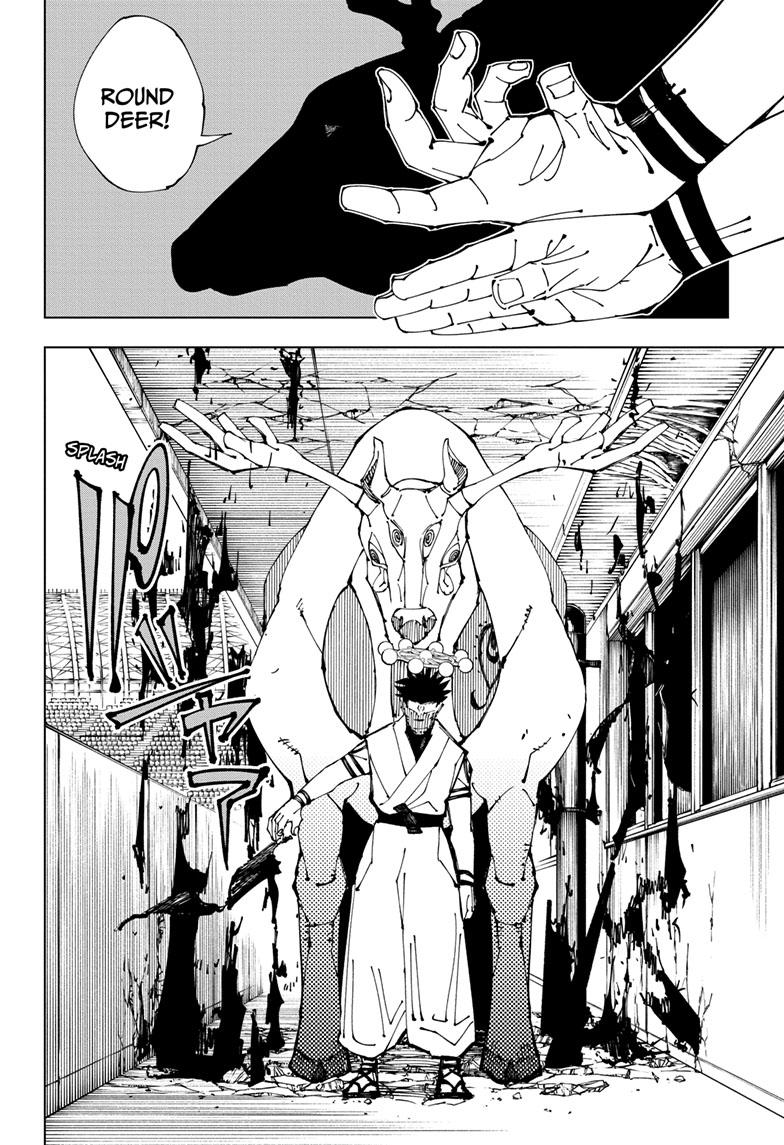 Jujutsu Kaisen Manga Chapter 218 page 9 - Bath, Part 3 scene