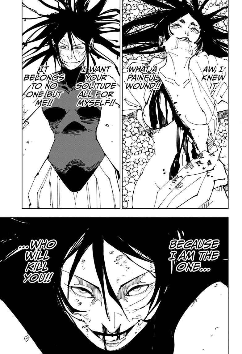 Jujutsu Kaisen Manga Chapter 219 page 10 - Bath, Part 4 scene