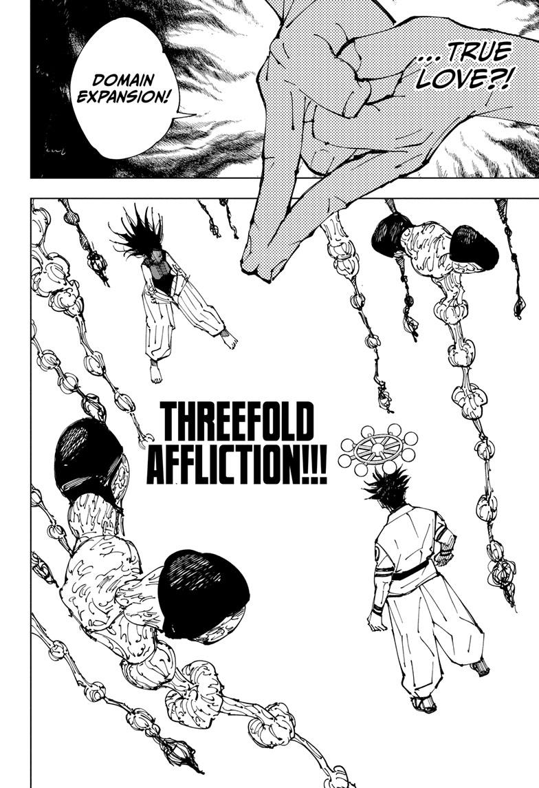 Jujutsu Kaisen Manga Chapter 219 page 13 - Bath, Part 4 scene