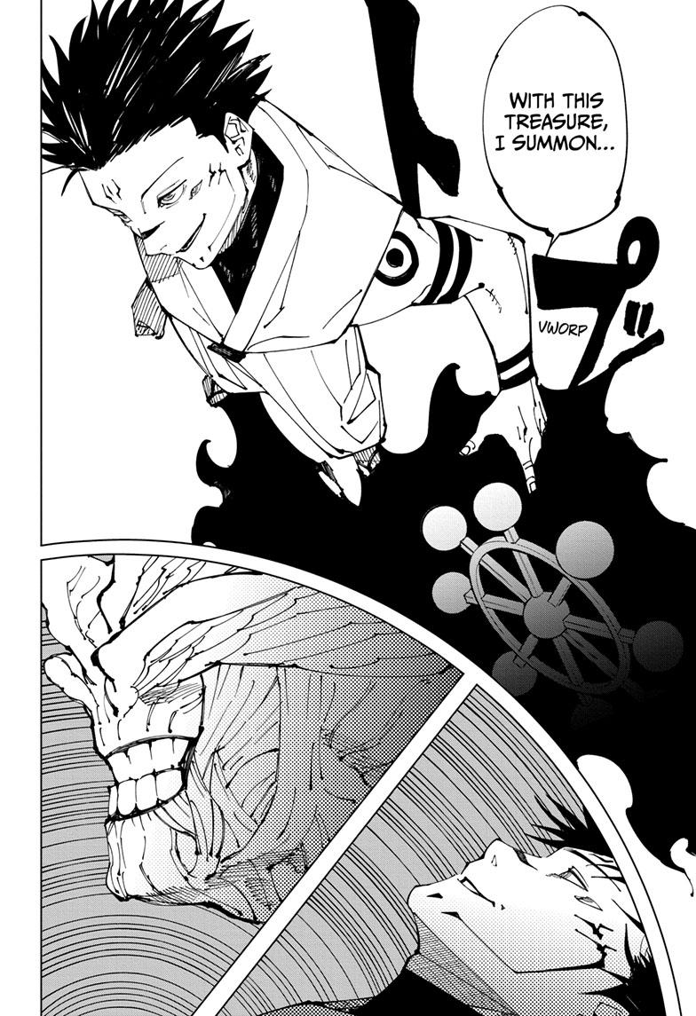 Jujutsu Kaisen Manga Chapter 219 page 15 - Bath, Part 4 scene