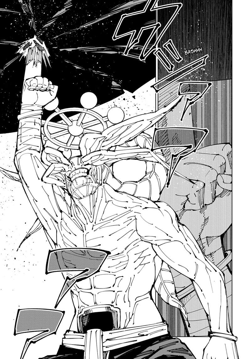 Jujutsu Kaisen Manga Chapter 219 page 16 - Bath, Part 4 scene