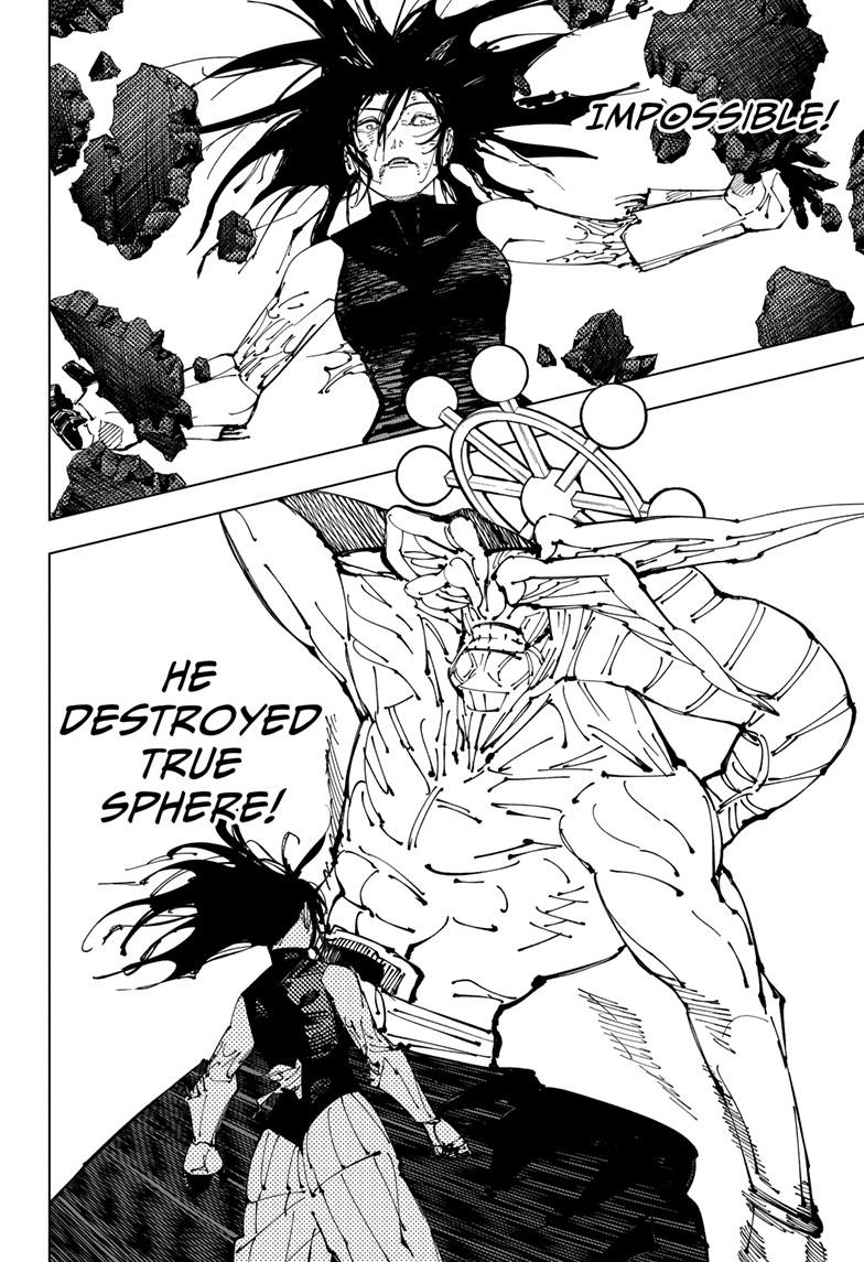 Jujutsu Kaisen Manga Chapter 219 page 17 - Bath, Part 4 scene