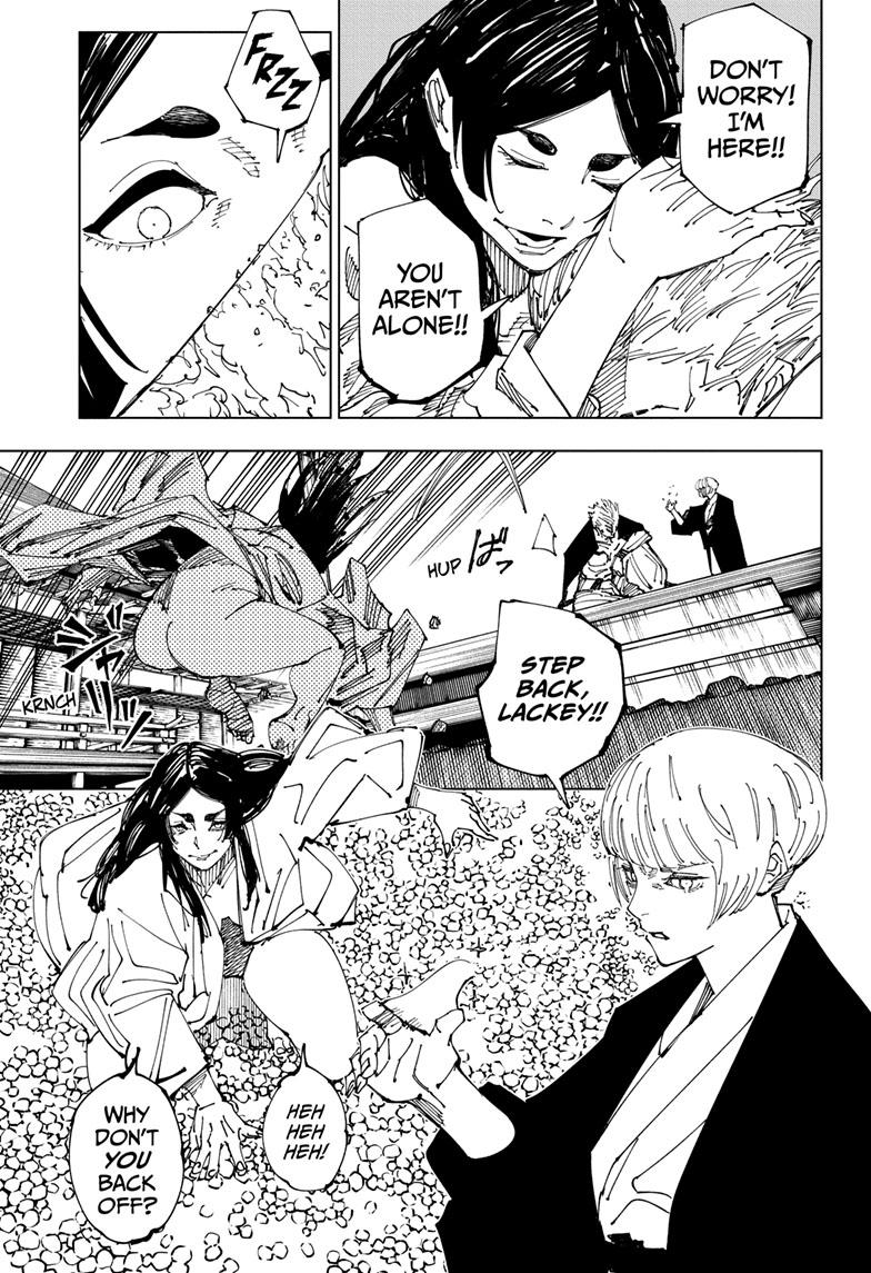 Jujutsu Kaisen Manga Chapter 219 page 8 - Bath, Part 4 scene