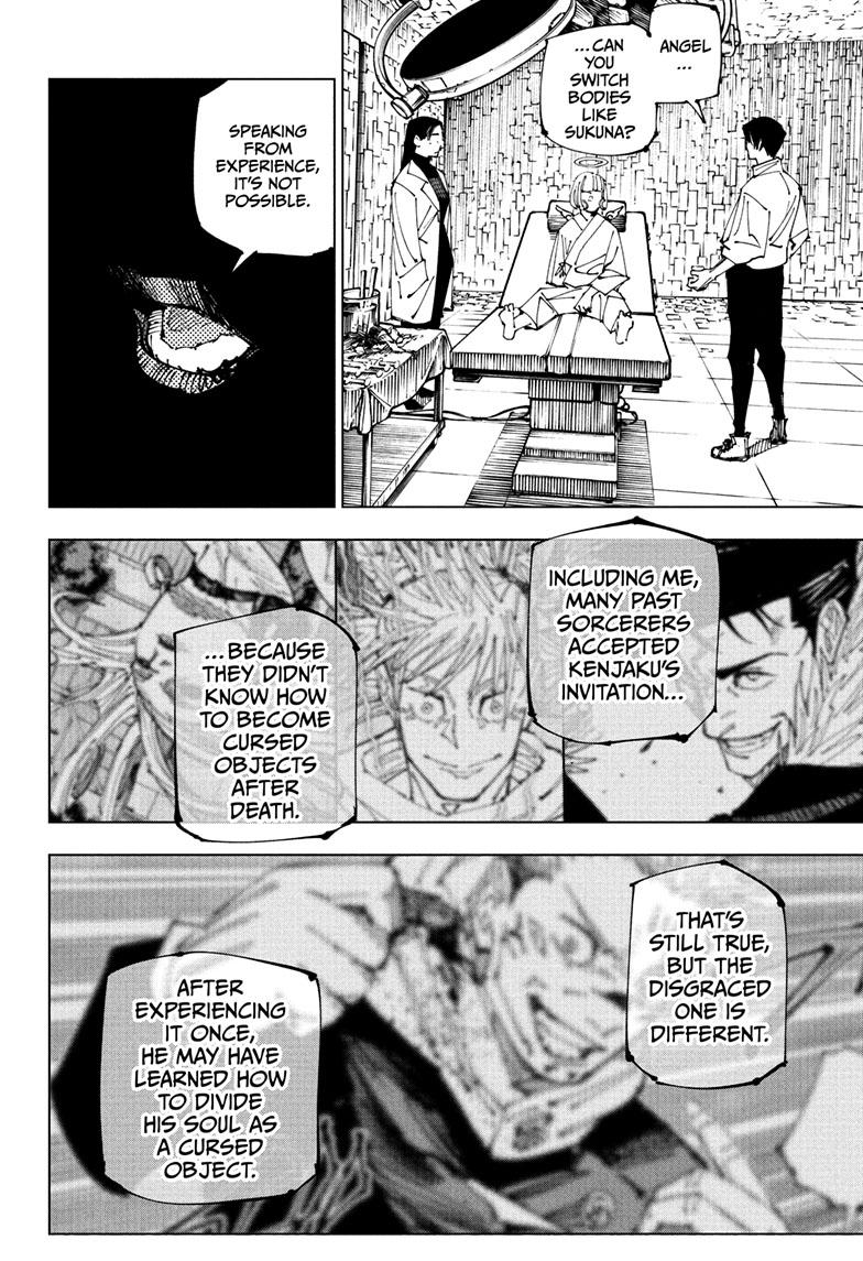 Jujutsu Kaisen Manga Chapter 220 page 13 - Self-Purification, Self-Constraint scene