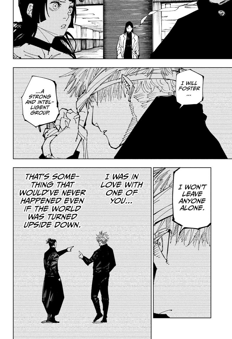 Jujutsu Kaisen Manga Chapter 220 page 19 - Self-Purification, Self-Constraint scene