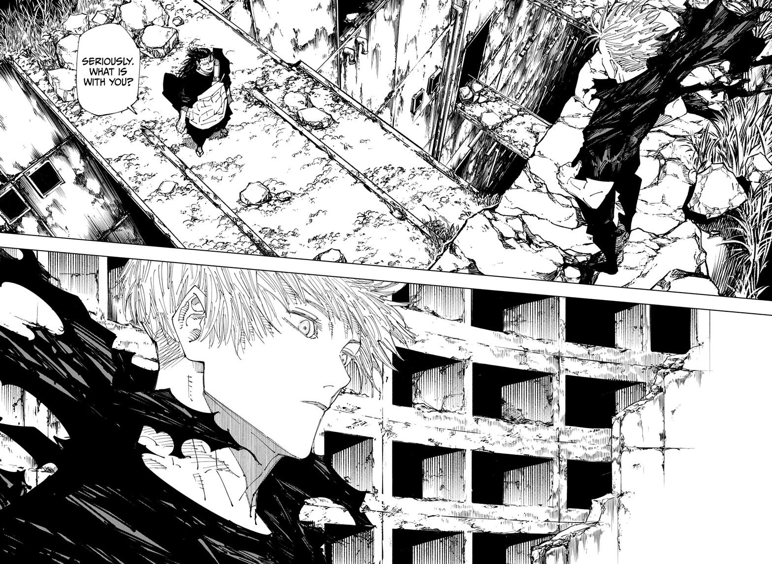 Jujutsu Kaisen Manga Chapter 221 page 11 - Gain and Loss scene