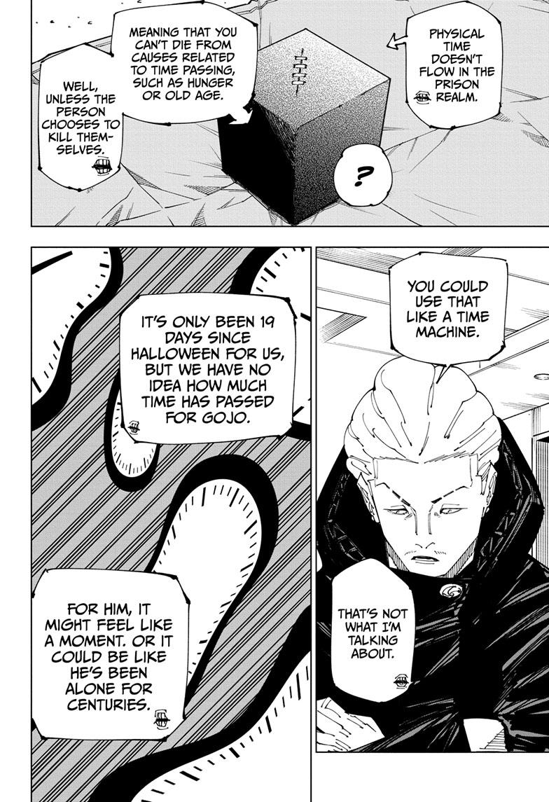 Jujutsu Kaisen Manga Chapter 221 page 3 - Gain and Loss scene