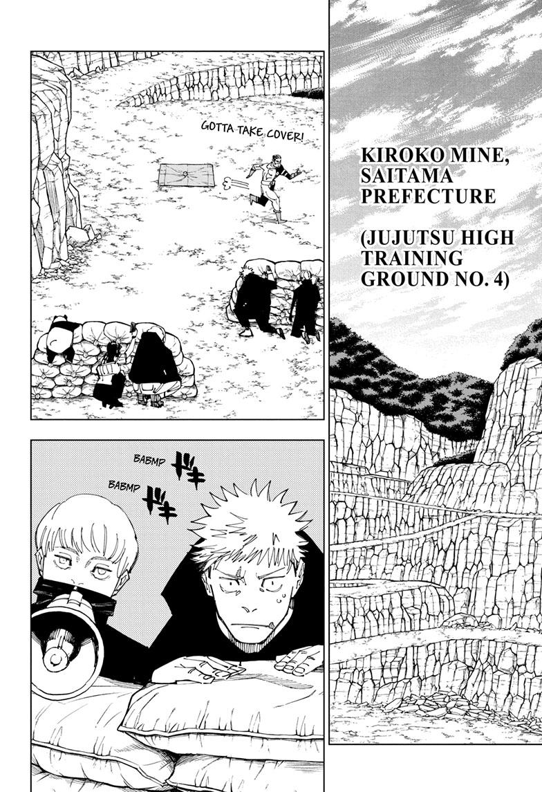 Jujutsu Kaisen Manga Chapter 221 page 5 - Gain and Loss scene