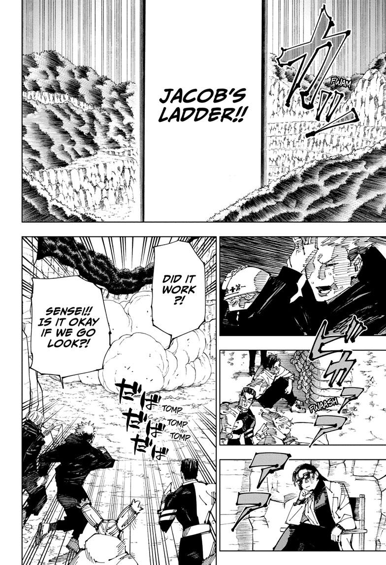 Jujutsu Kaisen Manga Chapter 221 page 7 - Gain and Loss scene