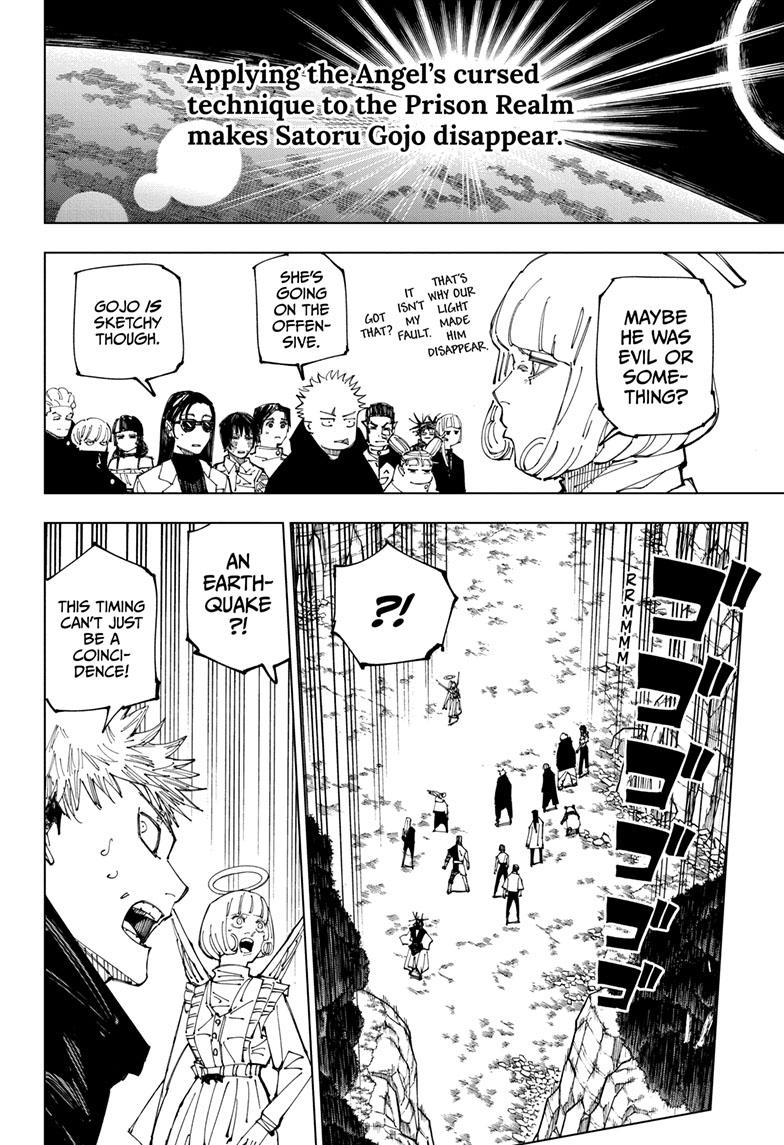 Jujutsu Kaisen Manga Chapter 221 page 9 - Gain and Loss scene