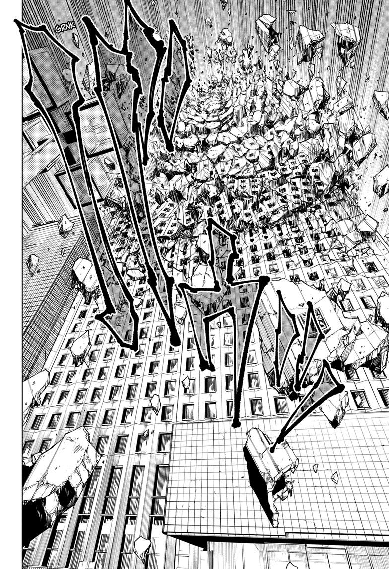 Jujutsu Kaisen Manga Chapter 223 page 15 - Inhuman Makyo Shinjuku Showdown, Part 1 scene