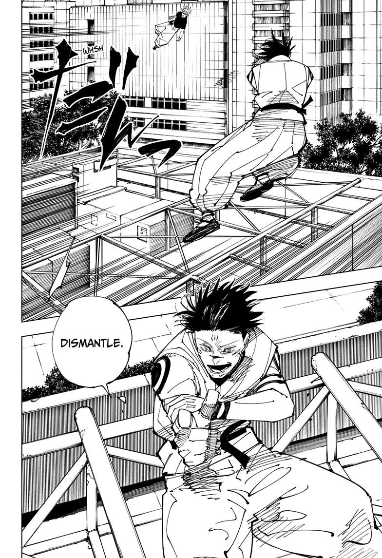 Jujutsu Kaisen Manga Chapter 224 page 13 - Inhuman Makyo Shinjuku Showdown, Part 2 scene