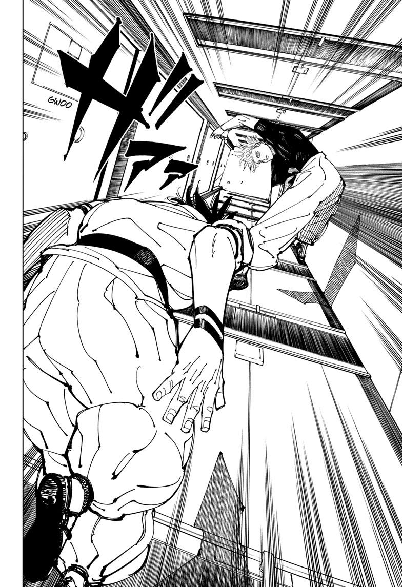 Jujutsu Kaisen Manga Chapter 224 page 17 - Inhuman Makyo Shinjuku Showdown, Part 2 scene