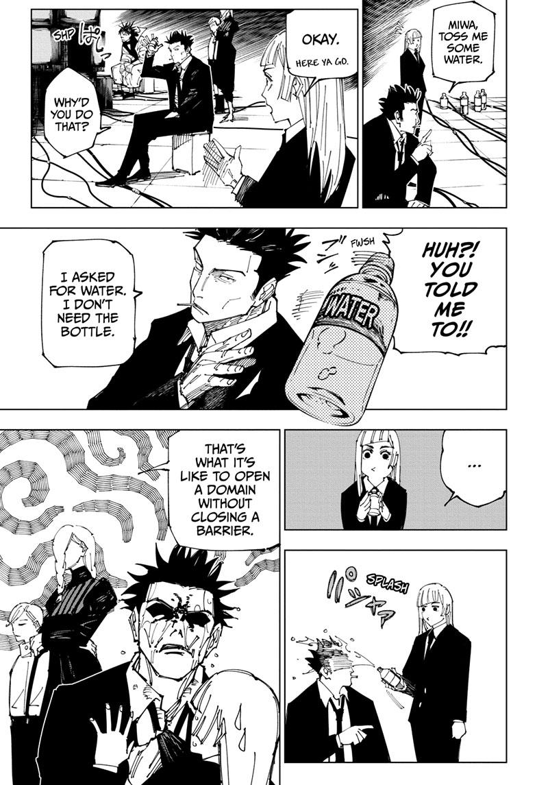 Jujutsu Kaisen Manga Chapter 225 page 8 - Inhuman Makyo Shinjuku Showdown, Part 3 scene