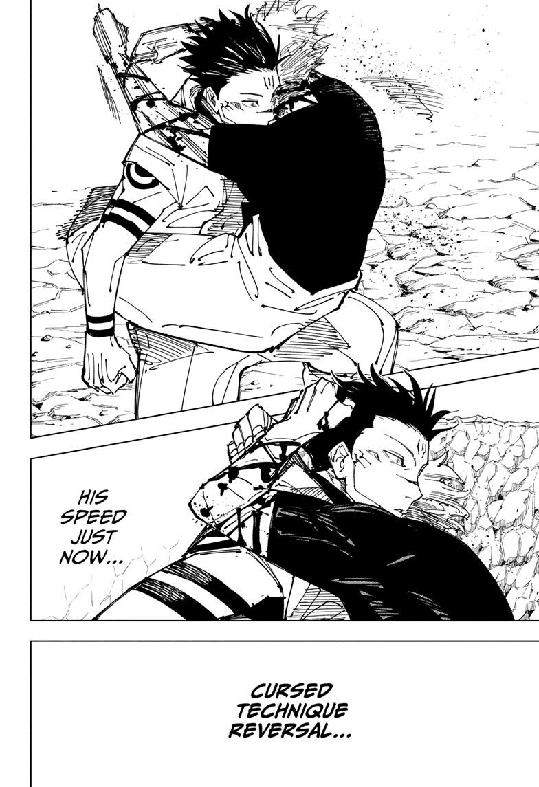 Jujutsu Kaisen Manga Chapter 226 page 16 - Inhuman Makyo Shinjuku Showdown, Part 4 scene