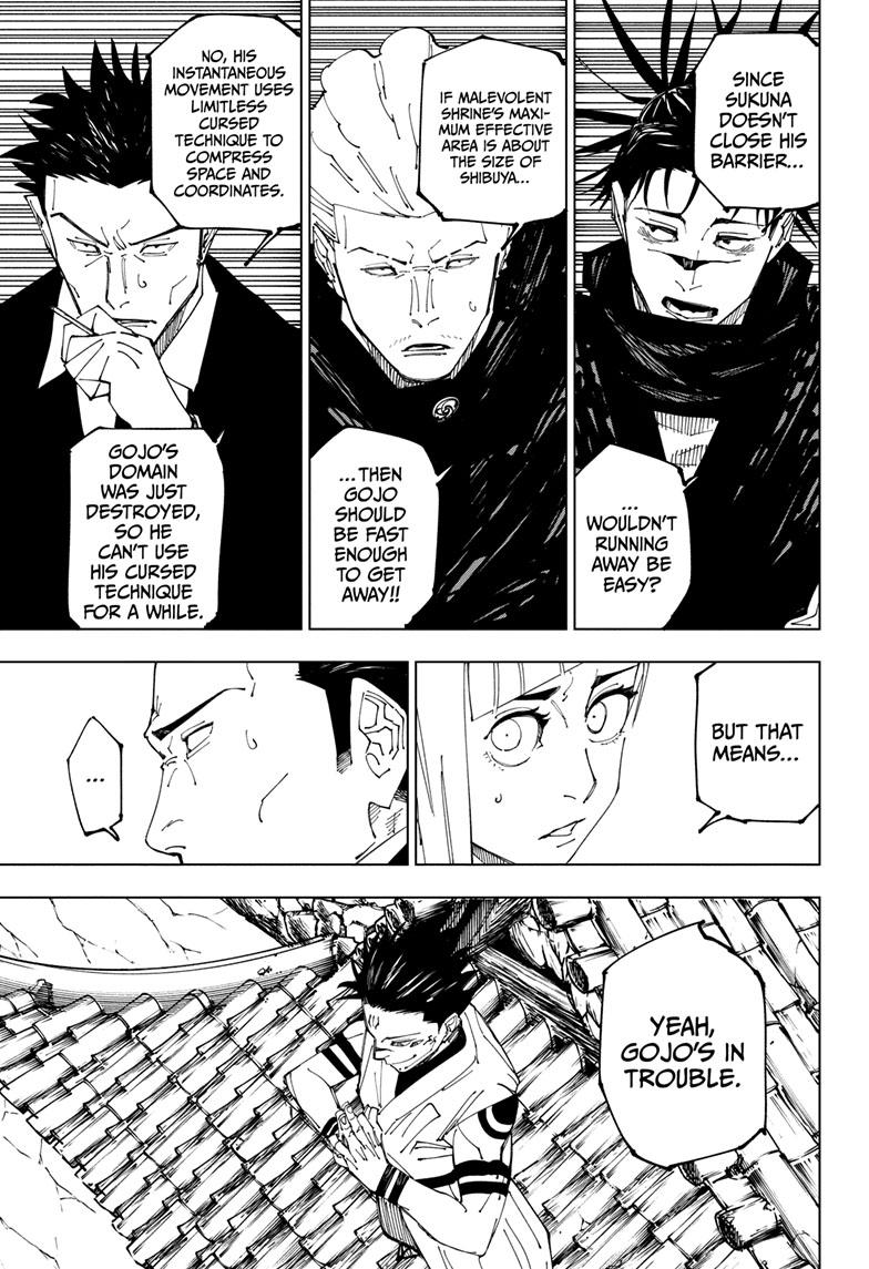 Jujutsu Kaisen Manga Chapter 226 page 4 - Inhuman Makyo Shinjuku Showdown, Part 4 scene