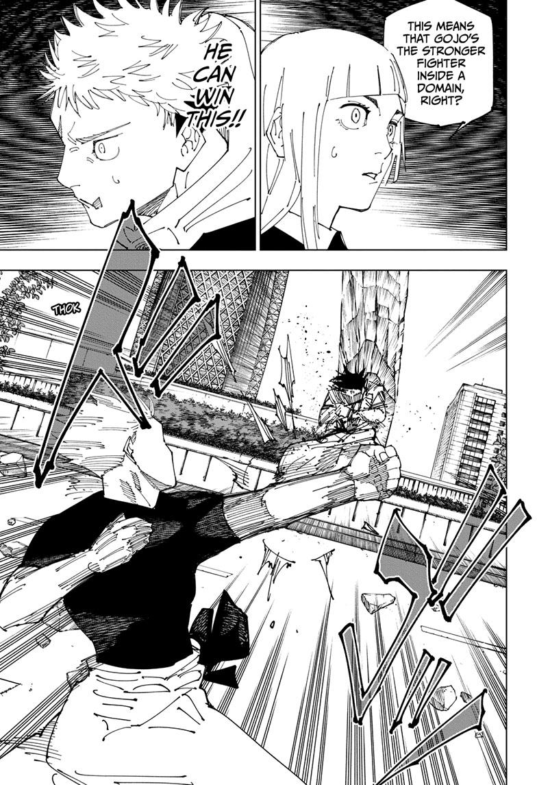 Jujutsu Kaisen Manga Chapter 229 page 10 - Inhuman Makyo Shinjuku Showdown, Part 7 scene