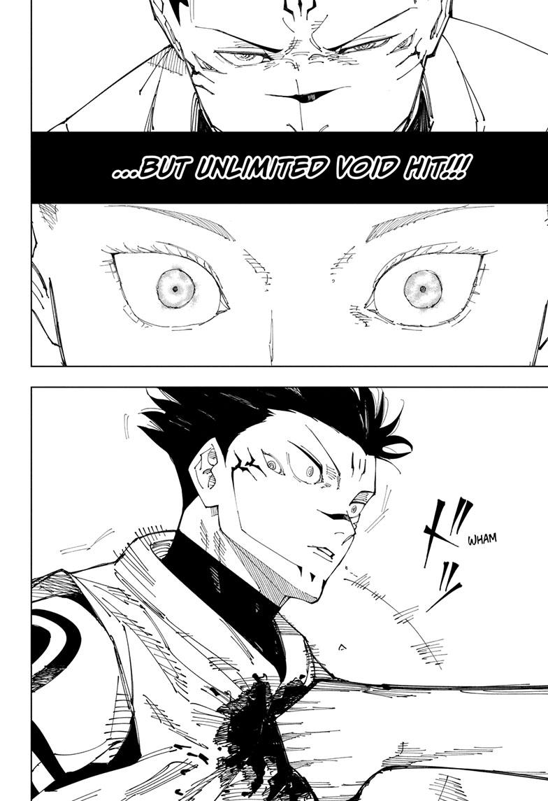 Jujutsu Kaisen Manga Chapter 229 page 13 - Inhuman Makyo Shinjuku Showdown, Part 7 scene