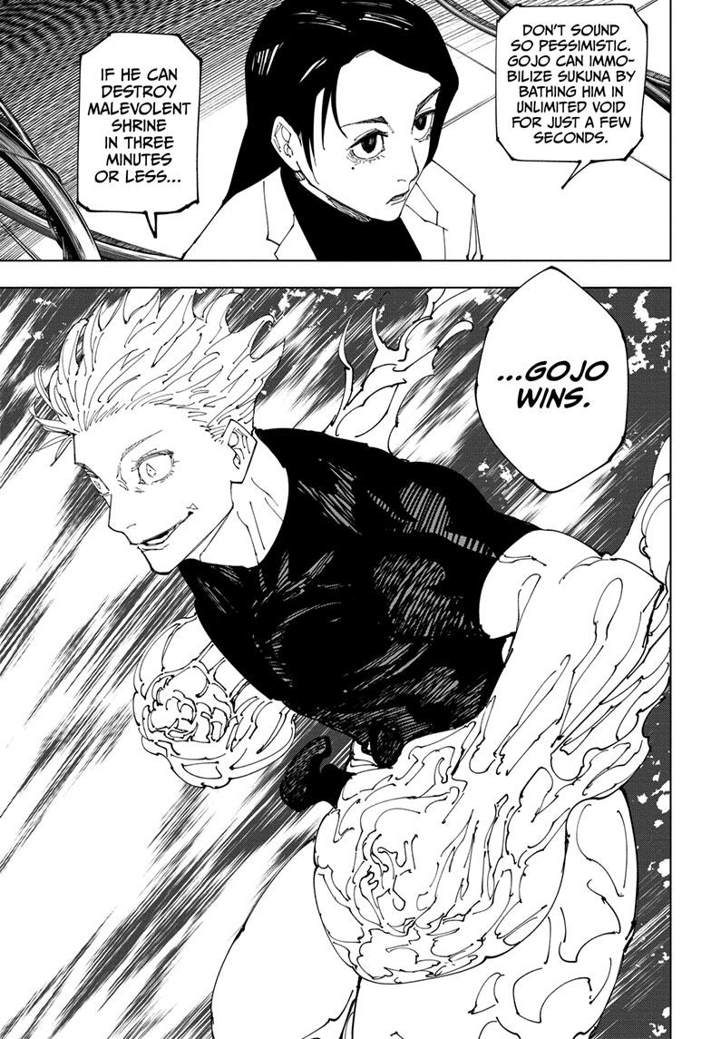 Jujutsu Kaisen Manga Chapter 229 page 4 - Inhuman Makyo Shinjuku Showdown, Part 7 scene