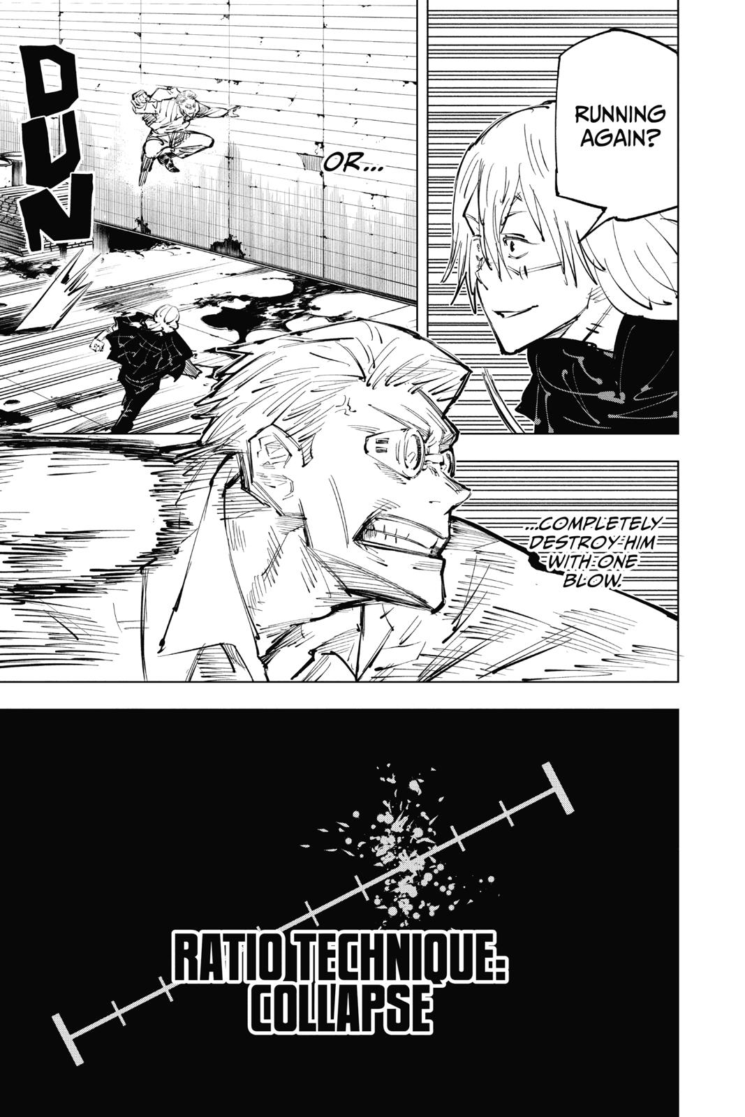 Jujutsu Kaisen Manga Chapter 23 page 13 - Young Fish and Reverse Punishment, Part 5 scene