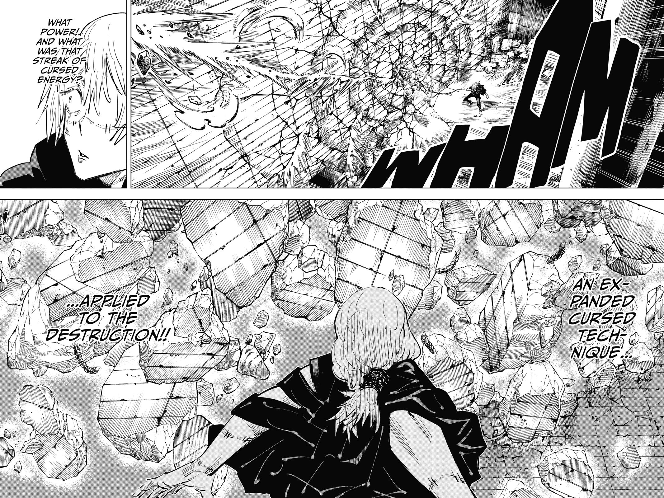 Jujutsu Kaisen Manga Chapter 23 page 14 - Young Fish and Reverse Punishment, Part 5 scene