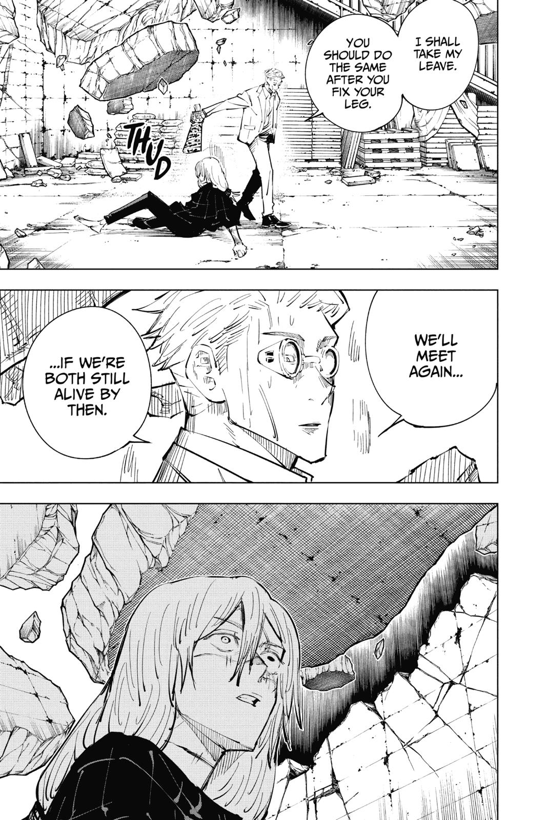 Jujutsu Kaisen Manga Chapter 23 page 16 - Young Fish and Reverse Punishment, Part 5 scene