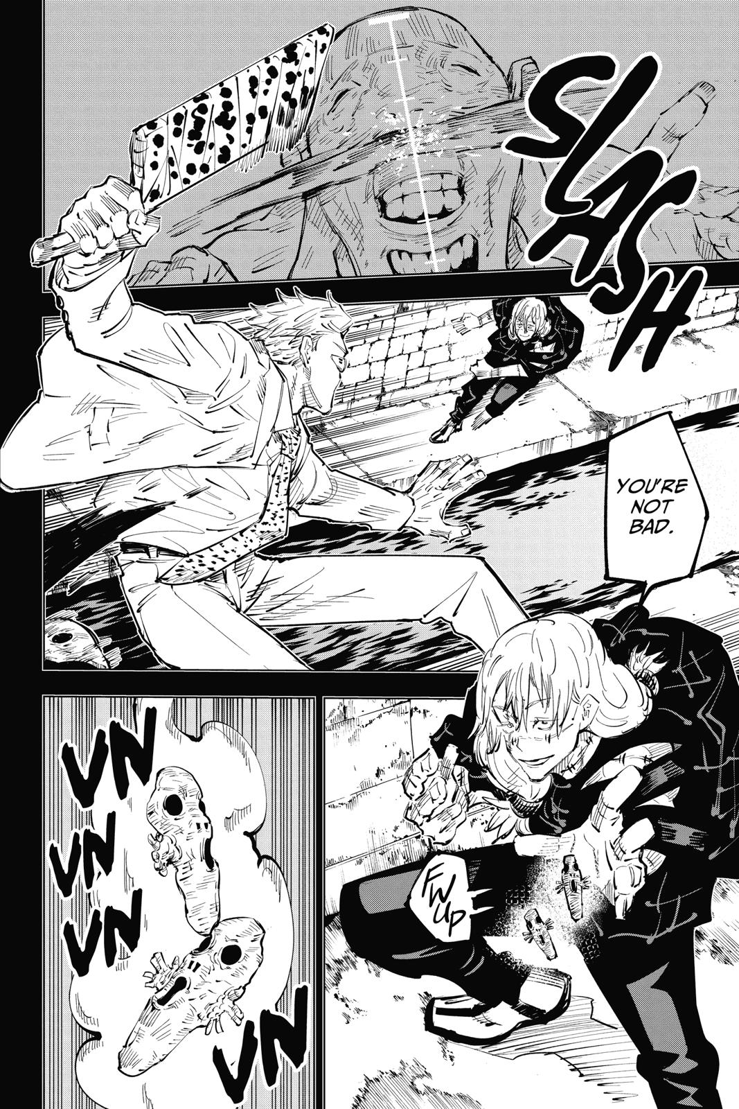 Jujutsu Kaisen Manga Chapter 23 page 2 - Young Fish and Reverse Punishment, Part 5 scene