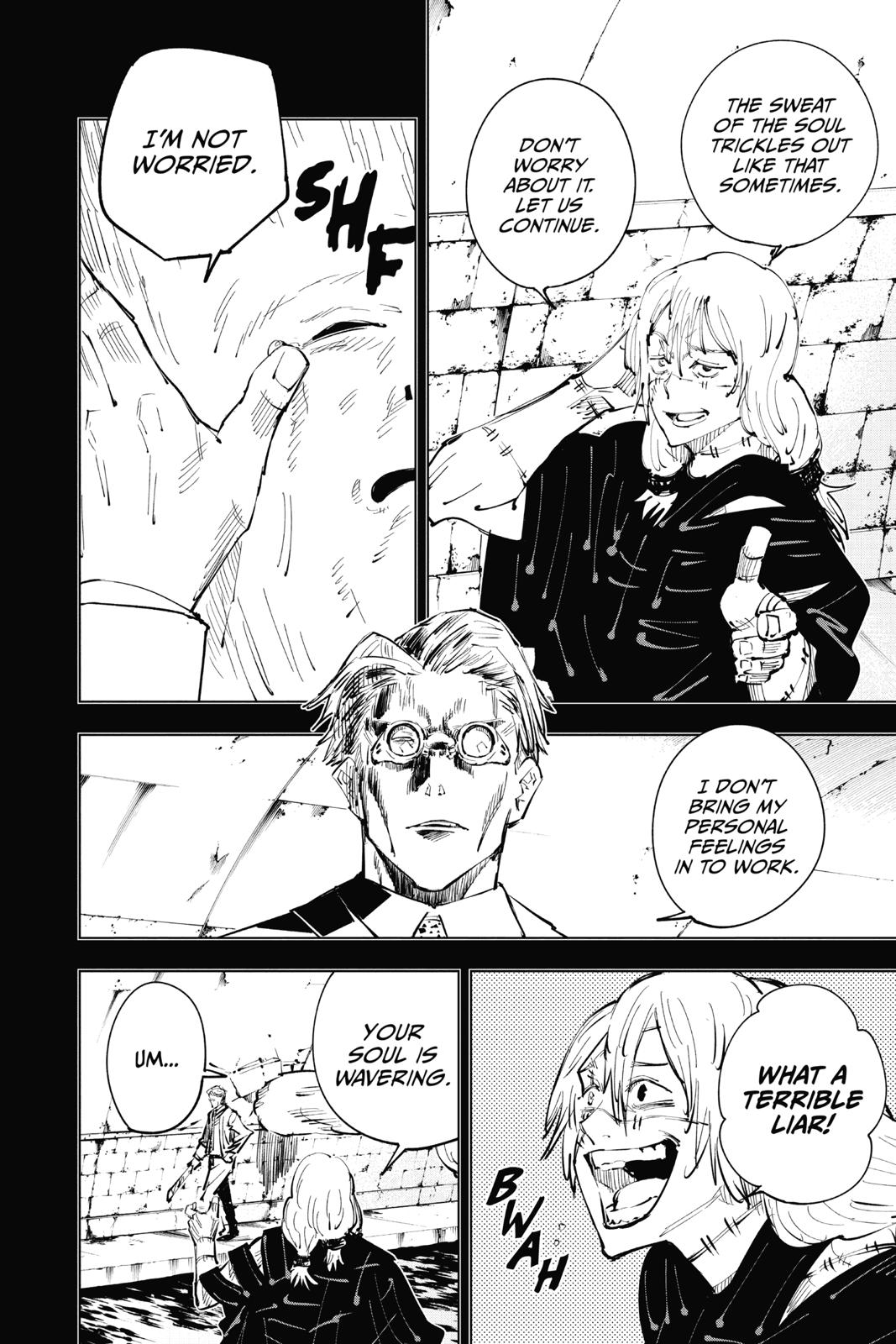 Jujutsu Kaisen Manga Chapter 23 page 6 - Young Fish and Reverse Punishment, Part 5 scene