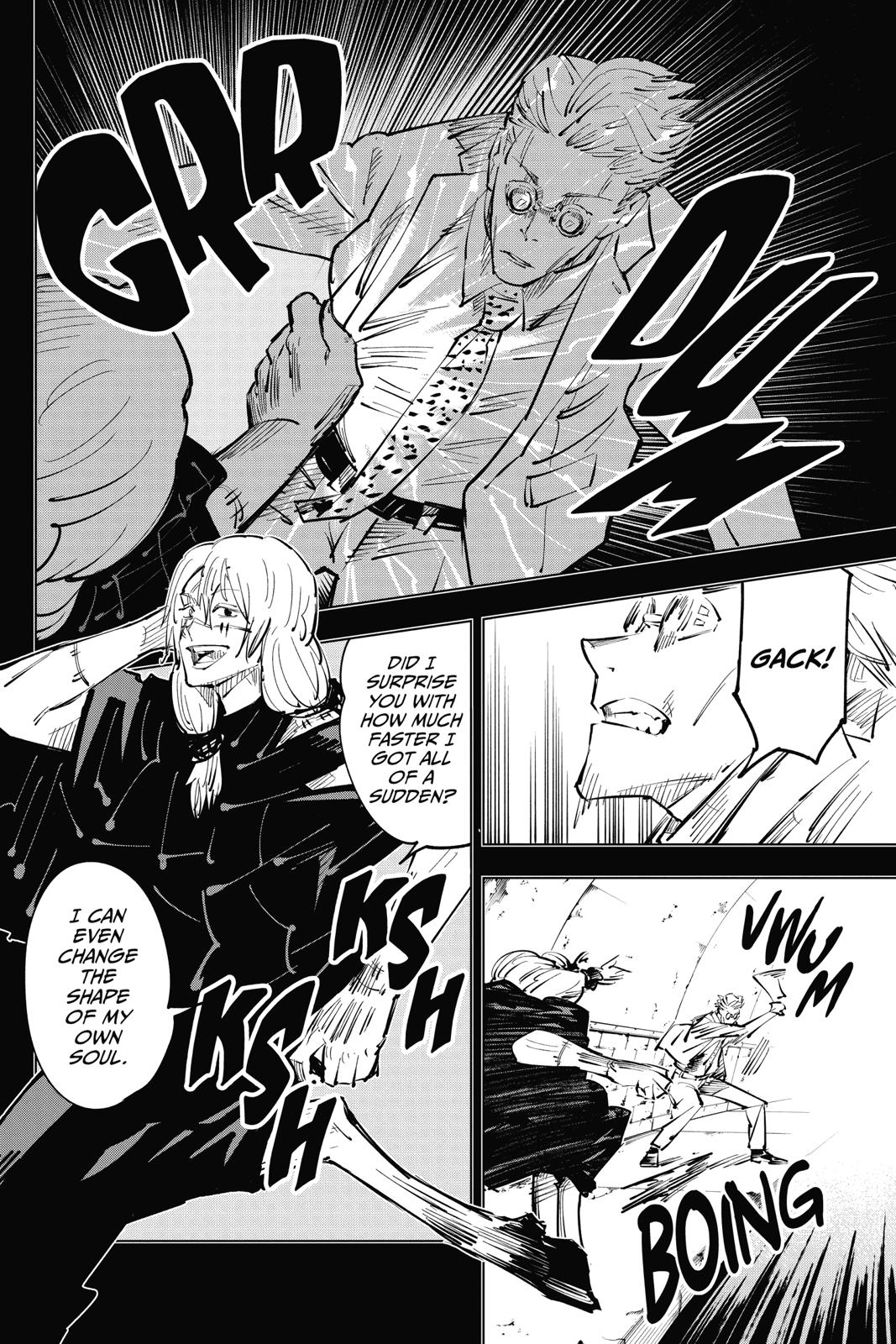 Jujutsu Kaisen Manga Chapter 23 page 8 - Young Fish and Reverse Punishment, Part 5 scene