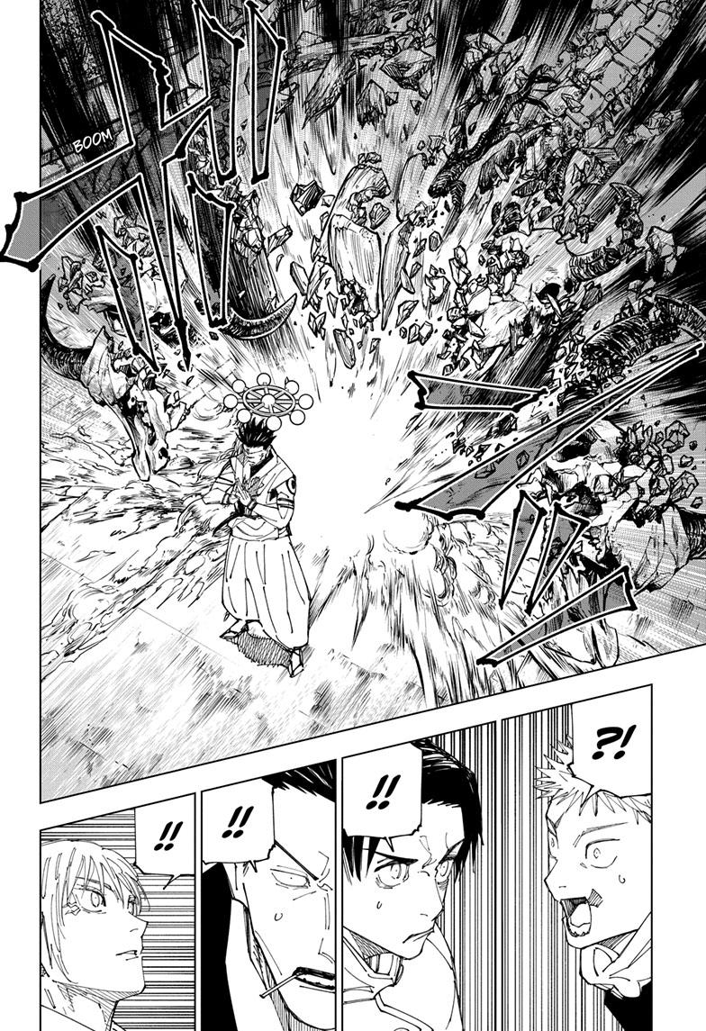 Jujutsu Kaisen Manga Chapter 230 page 15 - Inhuman Makyo Shinjuku Showdown, Part 8 scene