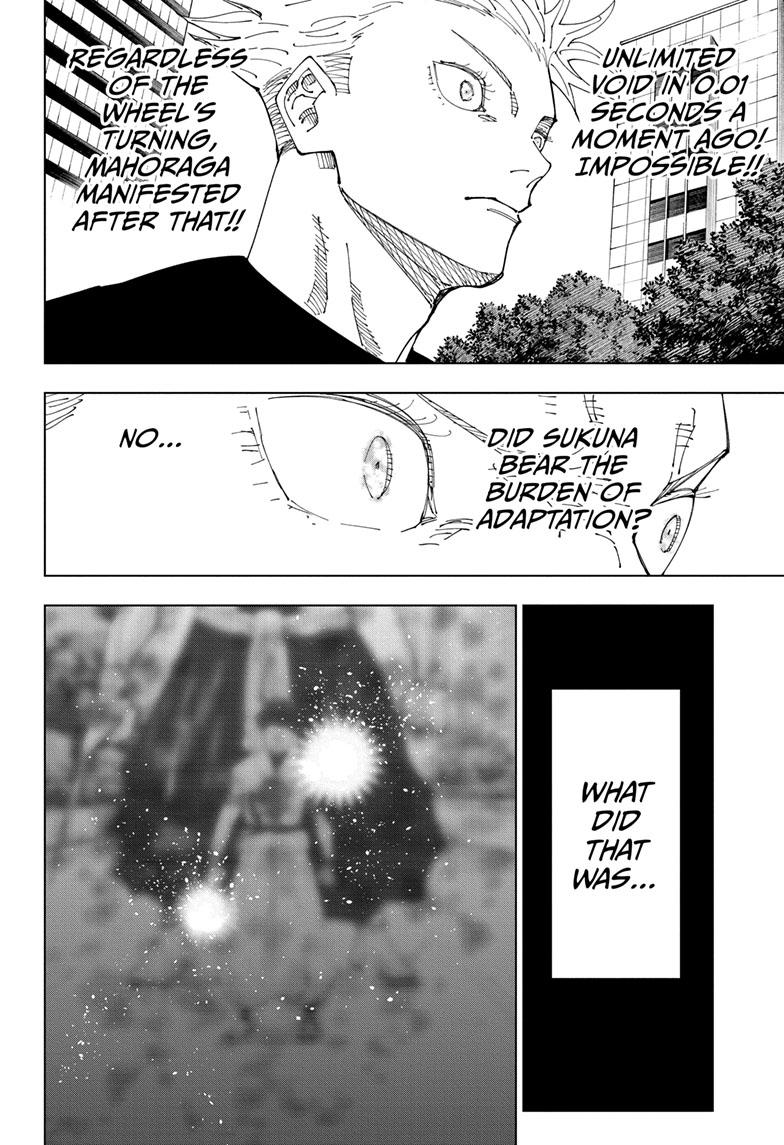 Jujutsu Kaisen Manga Chapter 230 page 5 - Inhuman Makyo Shinjuku Showdown, Part 8 scene