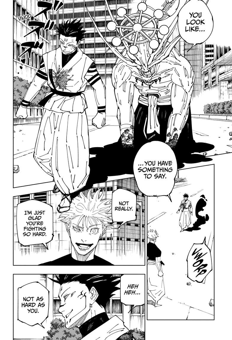 Jujutsu Kaisen Manga Chapter 230 page 7 - Inhuman Makyo Shinjuku Showdown, Part 8 scene