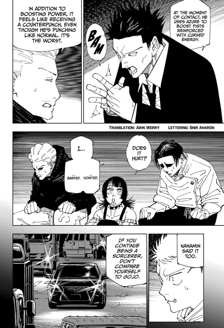Jujutsu Kaisen Manga Chapter 231 page 2 - Inhuman Makyo Shinjuku Showdown, Part 9 scene