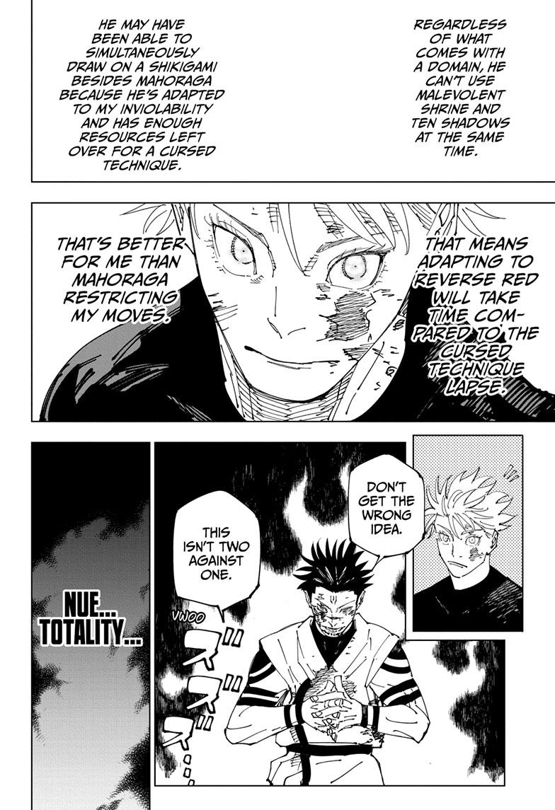 Jujutsu Kaisen Manga Chapter 233 page 13 - Inhuman Makyo Shinjuku Showdown, Part 11 scene