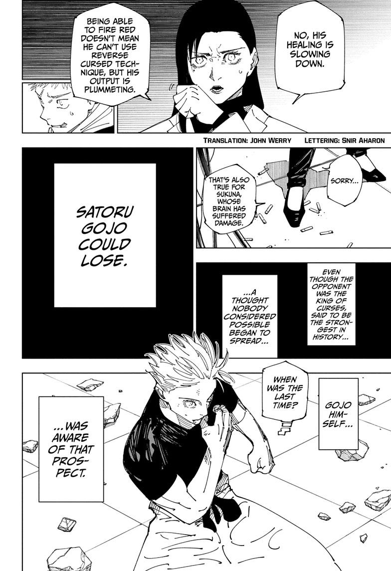 Jujutsu Kaisen Manga Chapter 233 page 3 - Inhuman Makyo Shinjuku Showdown, Part 11 scene